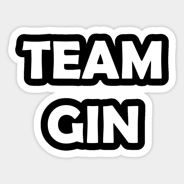 Team Gin Sticker by Rayraypictures